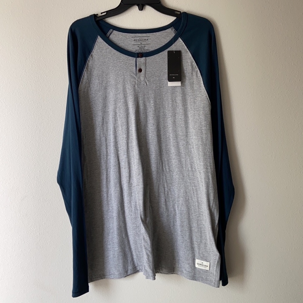 Henley - Long Sleeve Henley Top for Men - Picture 5 of 7